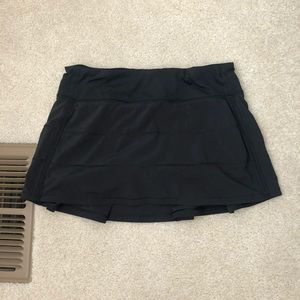 Lululemon Black Pace Rival Skirt